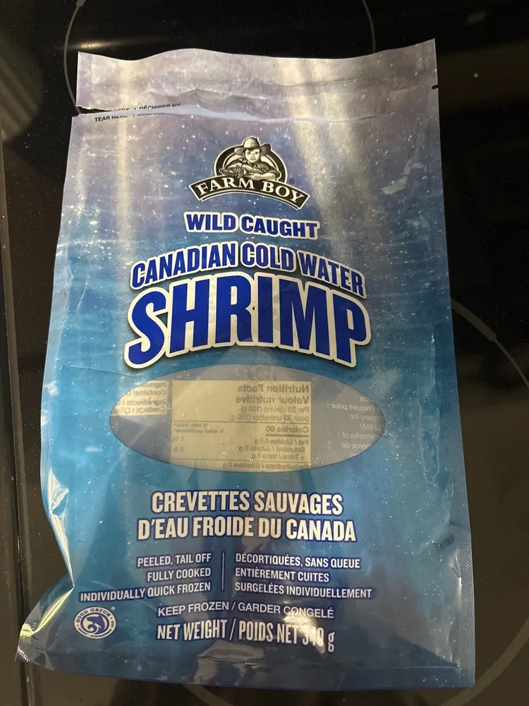 Wild Caught Canadian Cold Water Shrimp