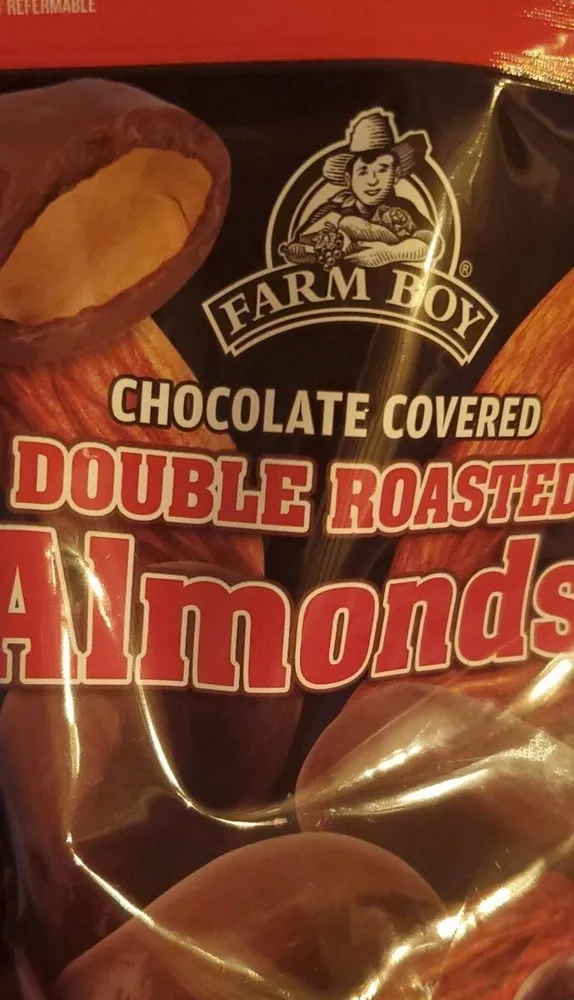 Farm boy dark chocolate covered almonds