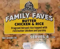 Family Faves Butter Chicken & Rice