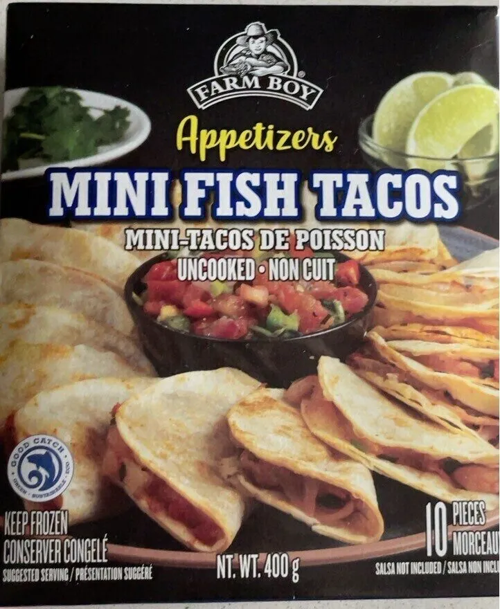 Mini fish tacos