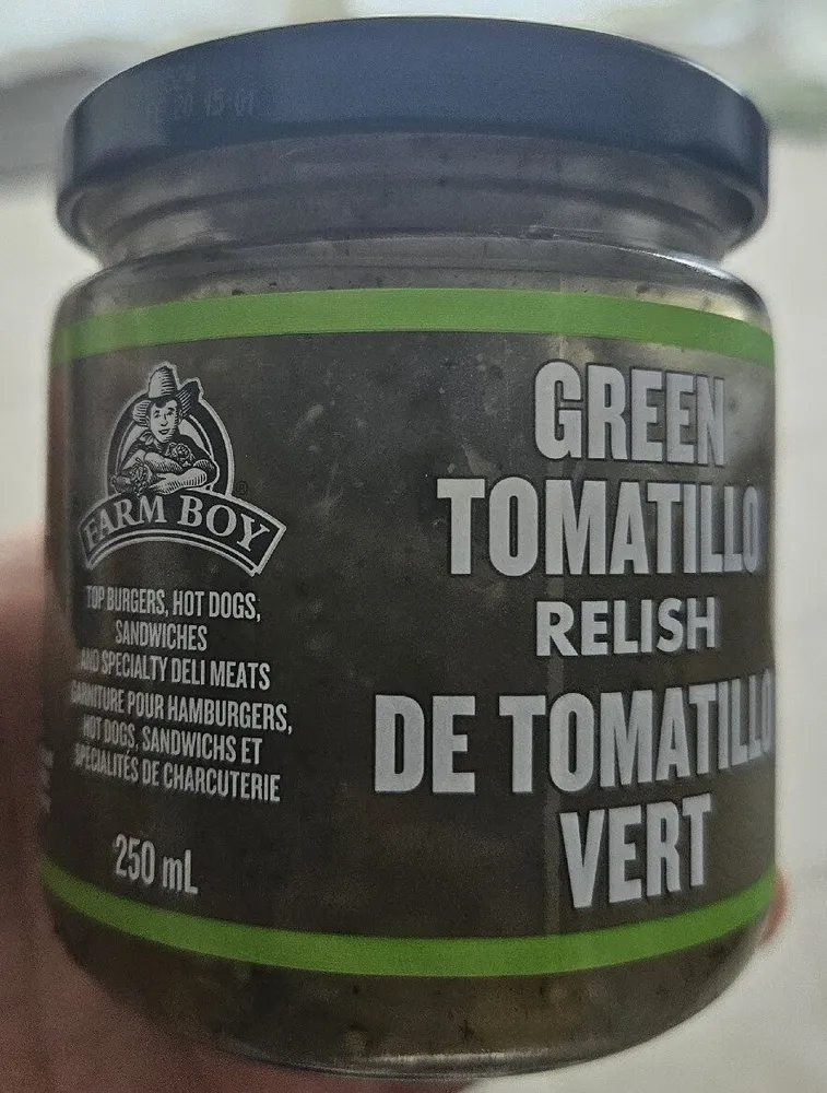 Green Tomatillo Relish