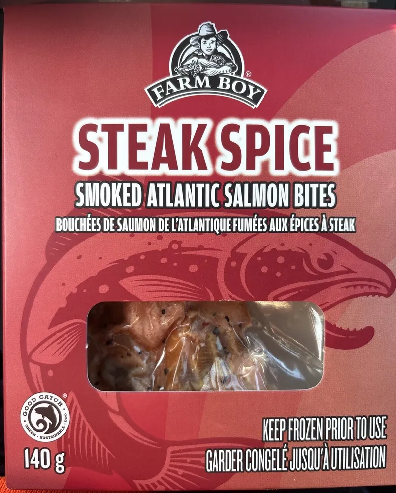 Steak Spice Smoked Salmon Bites