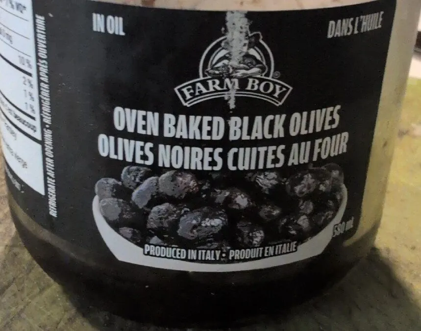 Oven Baked Black Olives