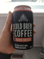 Nitro cold brew coffee, dark roast