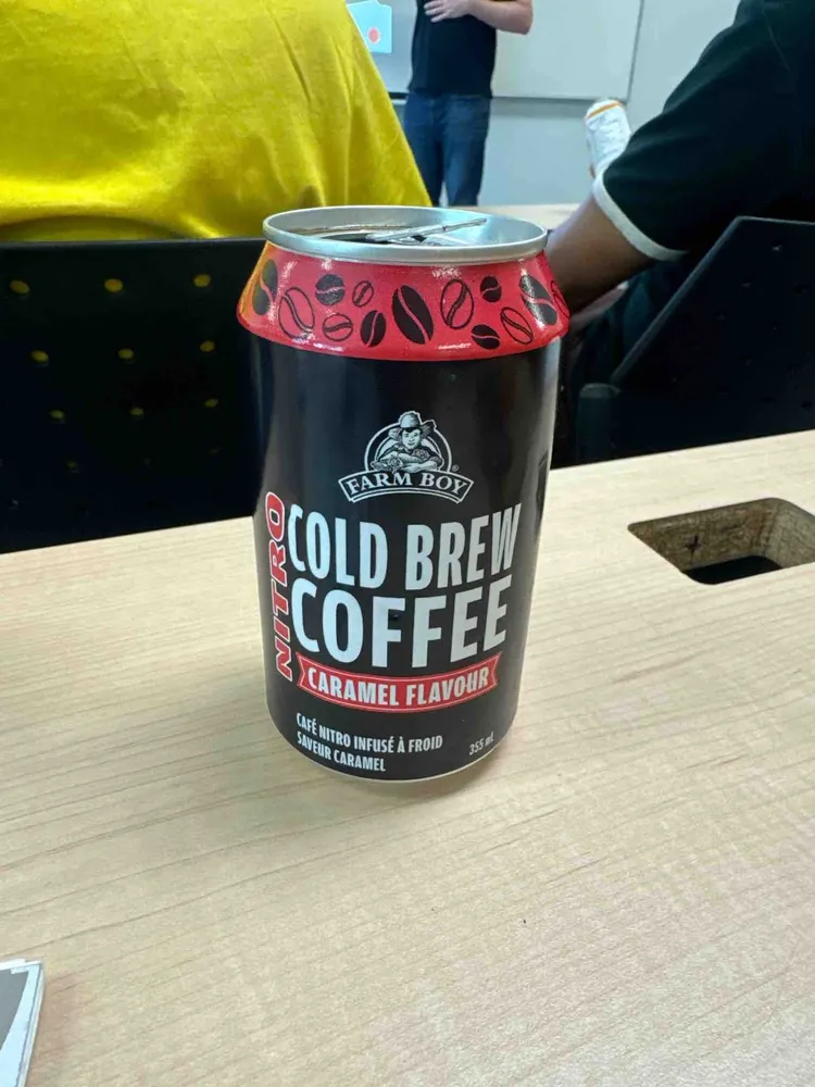 Flavoured cold brew coffee