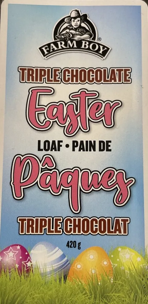 Triple Chocolate Easter Loaf