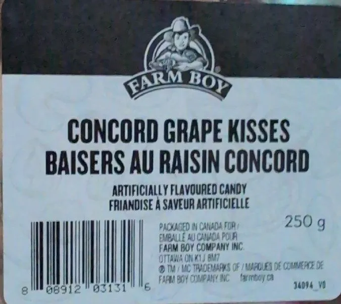 Concord Grape Kisses