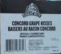 Concord Grape Kisses