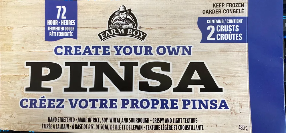 Pinsa Create Your Own 2 Crusts