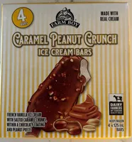 Caramel Peanut Crunch Ice Cream Bar