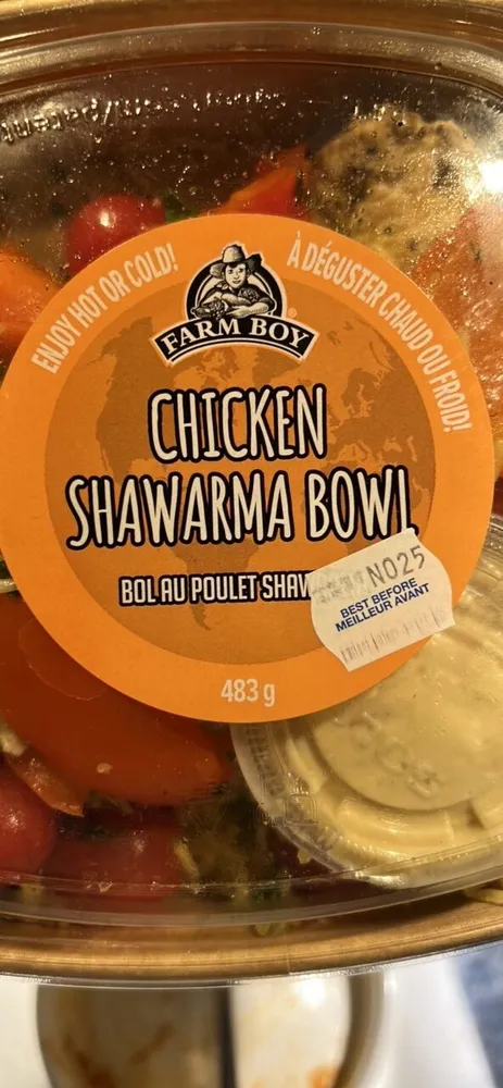 CHICKEN SHAWARMA BOWL
