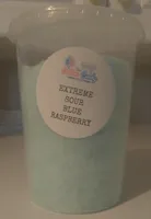 Extreme Sour Blue Raspberry Cotton Candy