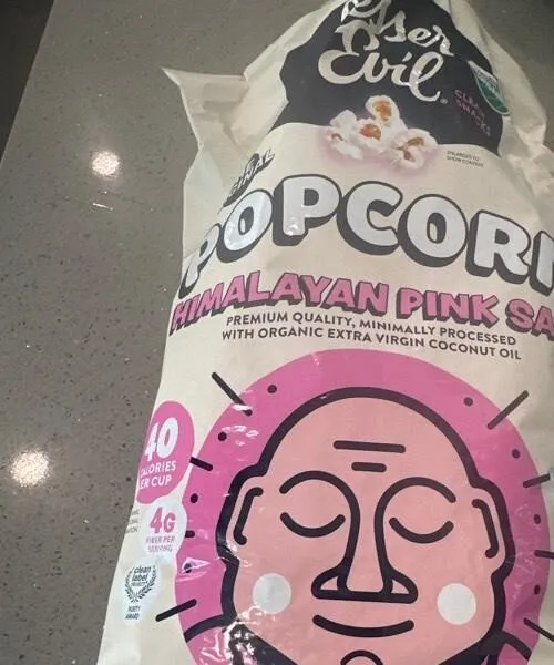 Himalayan Pink Salt popcorn