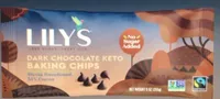 Lily’s dark chocolate keto baking chips