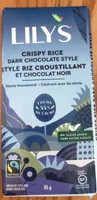Crispy rice dark chocolate style
