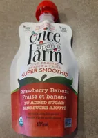 Organic Dairy-Free Smoothie Strawberry Banana