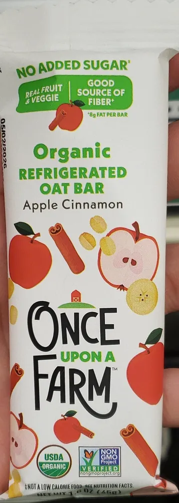 Apple Cinnamon Oat Bar