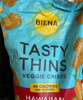 Tasty Thins Veggie Crisps Hawaiian BBBQ