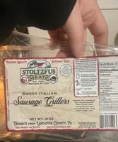 Stoltzfus Meats italian sausage grillers