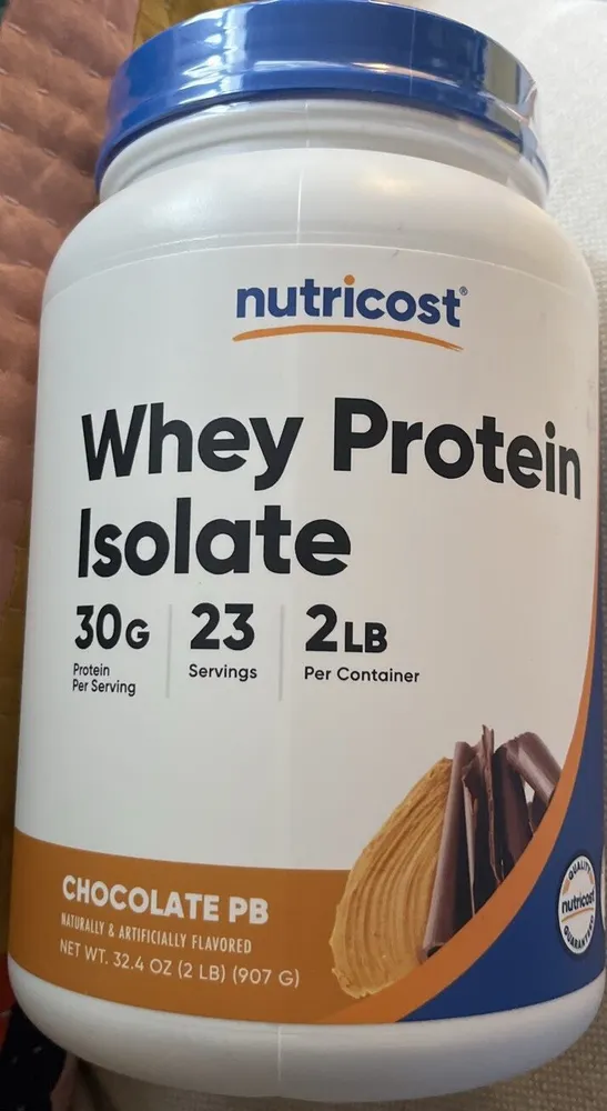 Nutricost whey protein isolate chocolate pb 907g