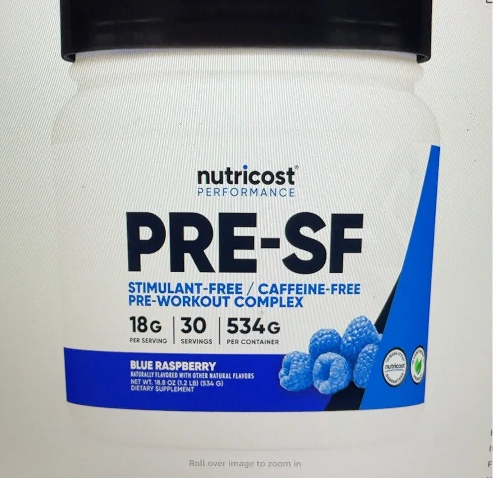 Nutricost Stim-Free Pre-Workout, 30 Servings