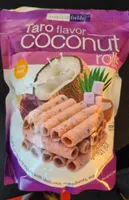 Taro flavor coconut rolls