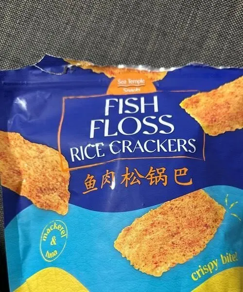 Fish Floss Rice Crackers