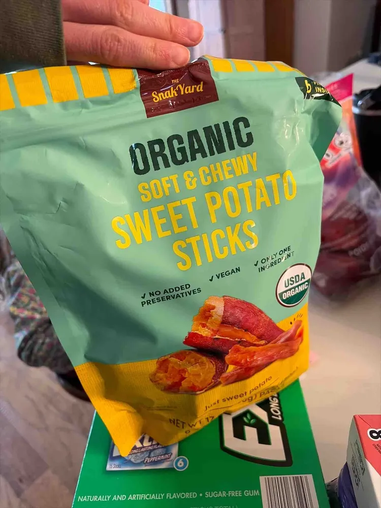 Organic Soft & Chewy Sweet Potato Sticks