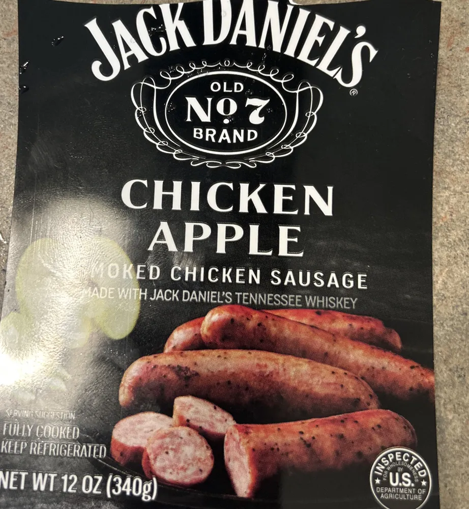 Chicken apple smoked chicken sausage