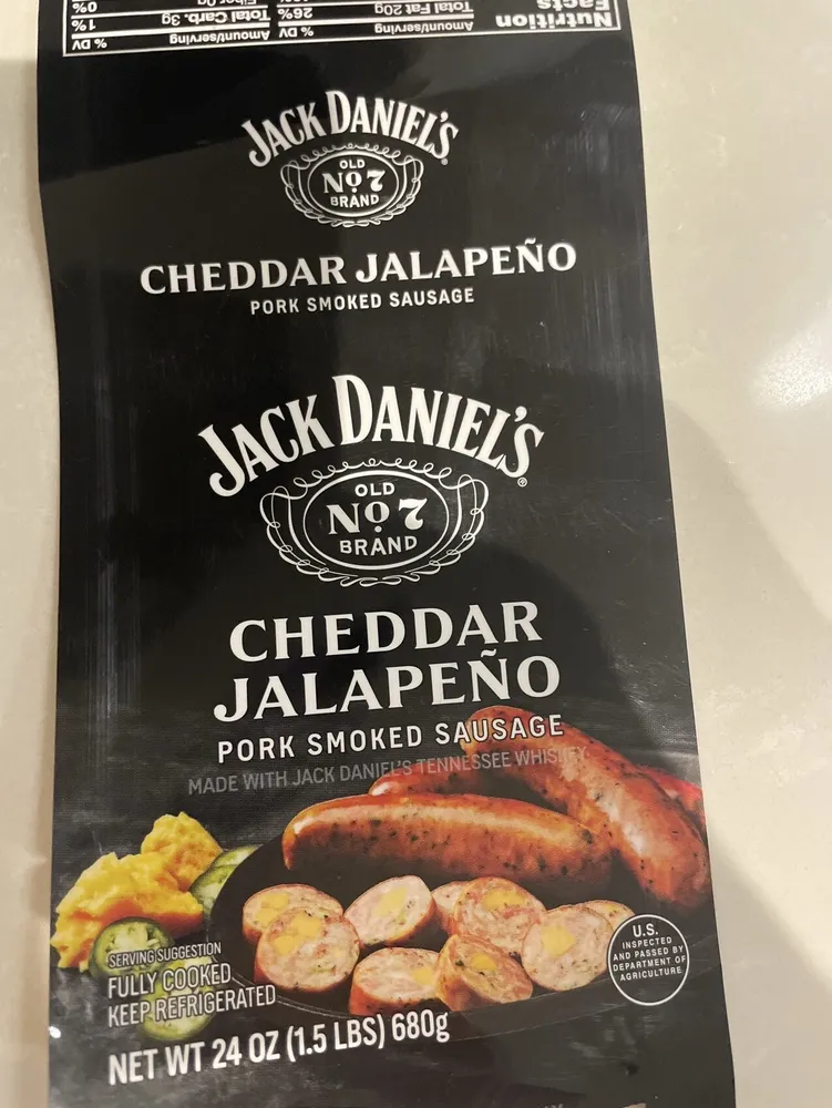 Cheddar jalapeño pork smoked sausage