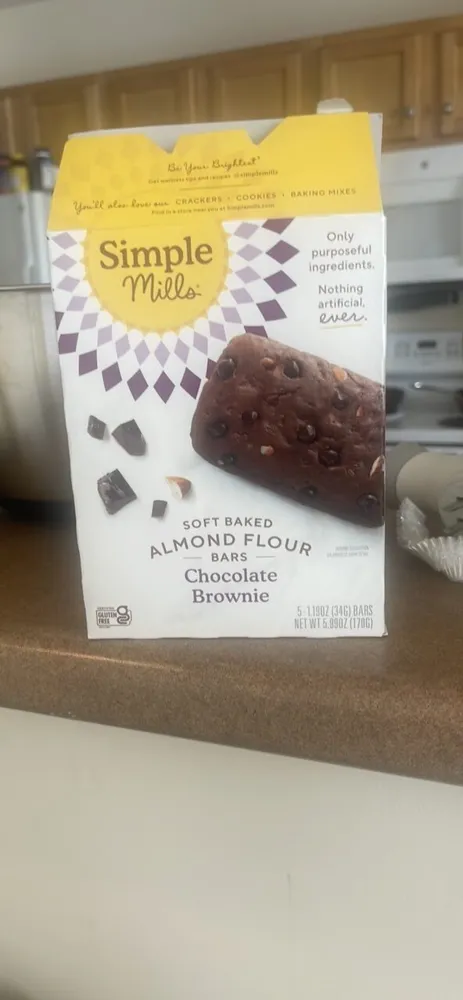 Soft Baked Almond Flour Bars Chocolate Brownie