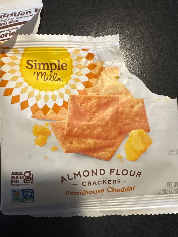 Almond Flour Crackers Farmhouse Cheddar
