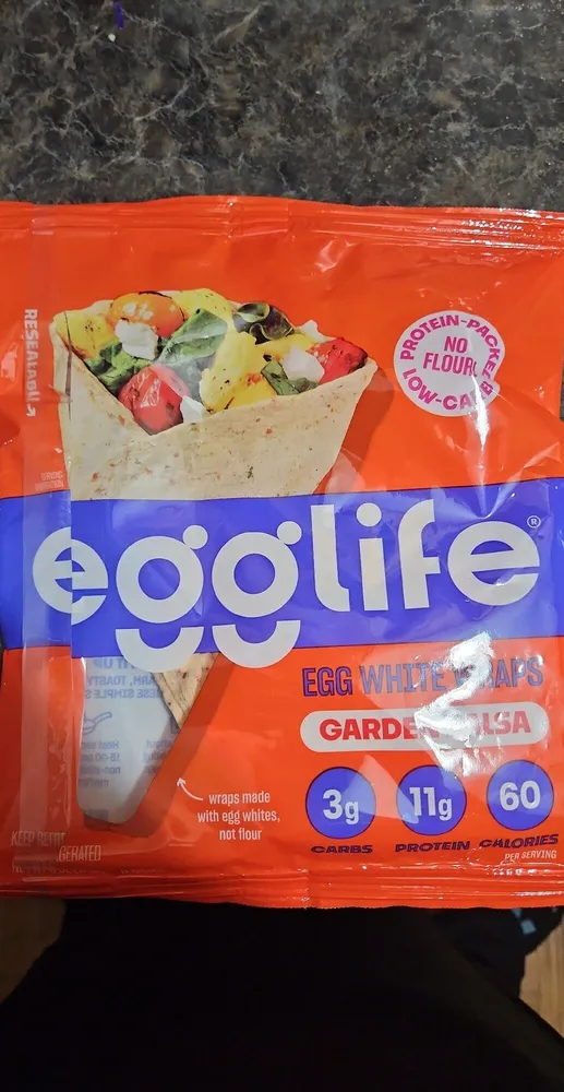EGG WHITE WRAPS GARDEN SALSA