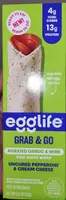 GRAB & GO ROASTED GARLIC & HERB EGG WHITE WRAP UNCURED PEPPERONI & CREAM CHEESE