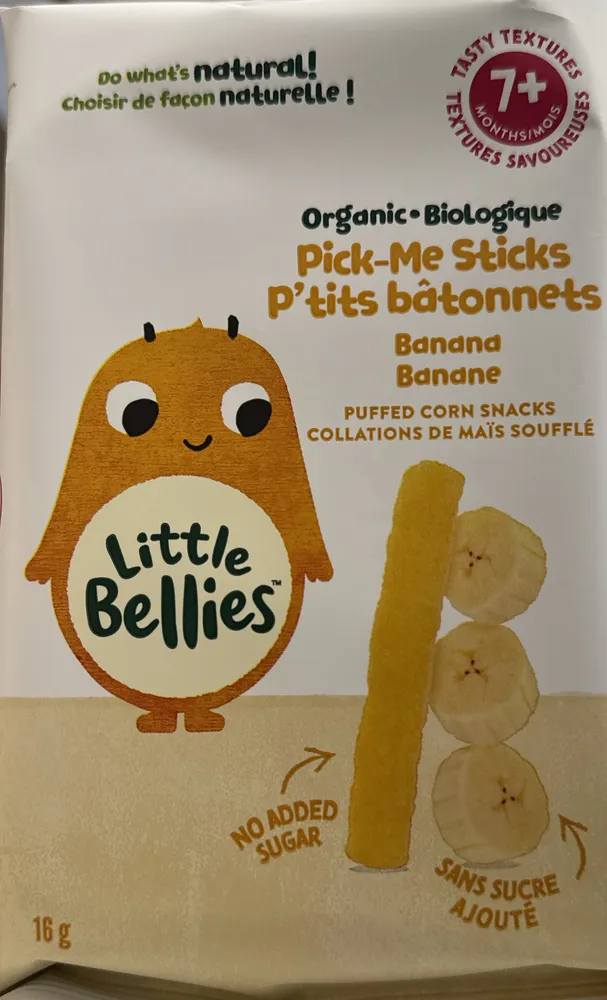 Organic Pick-me Sticks Banana