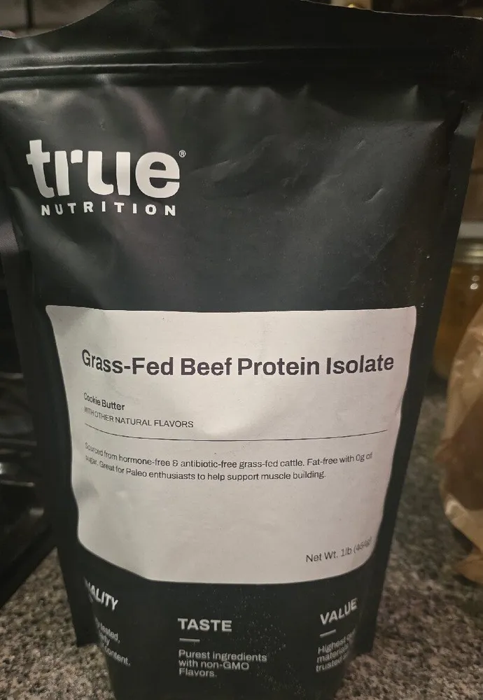 Grass Fed Beef Protein Isolate Cookie Butter