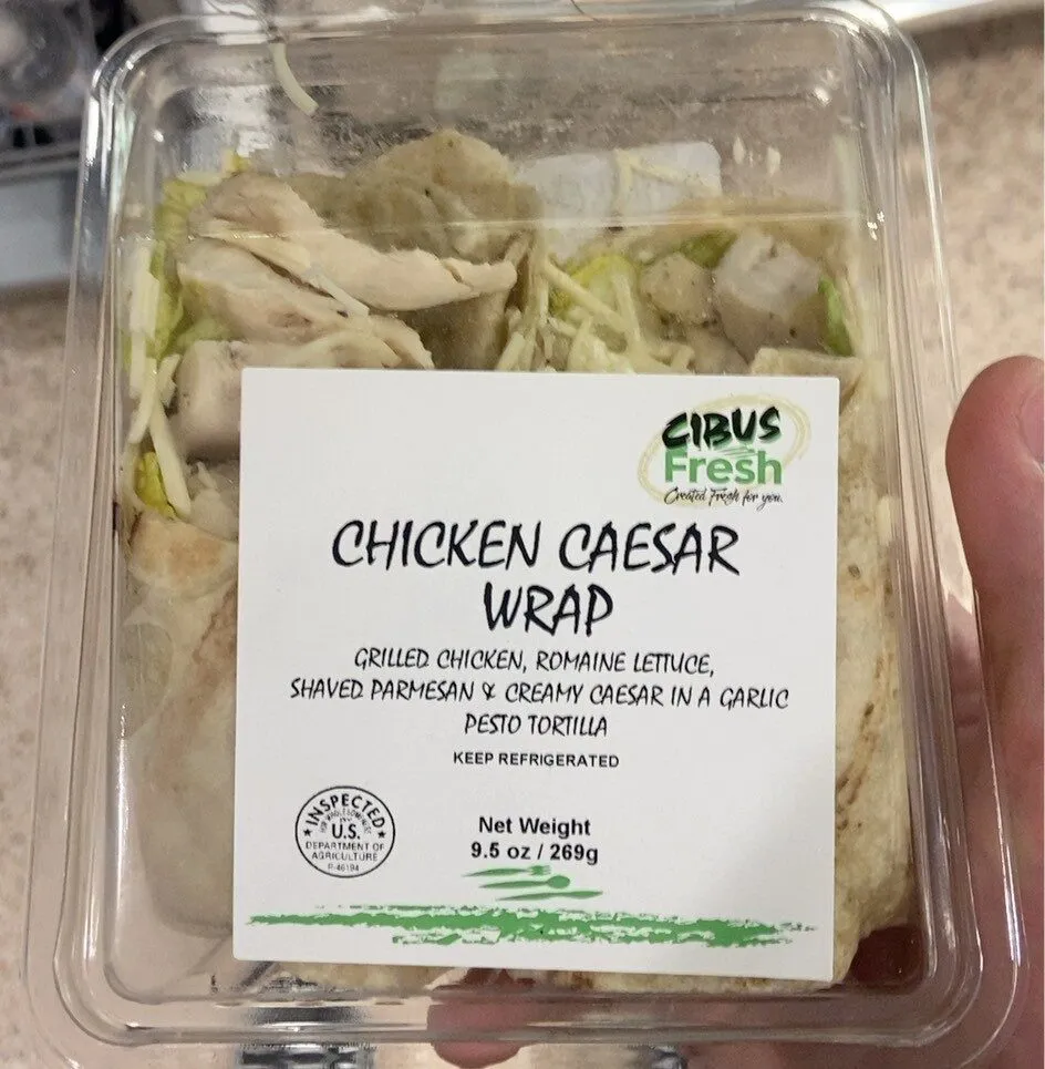 CHICKEN CAESAR WRAP