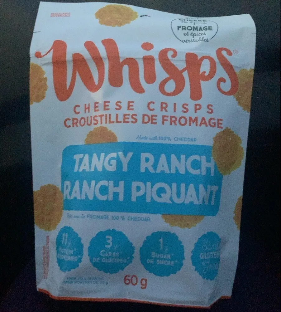 Whisps cheese crisps