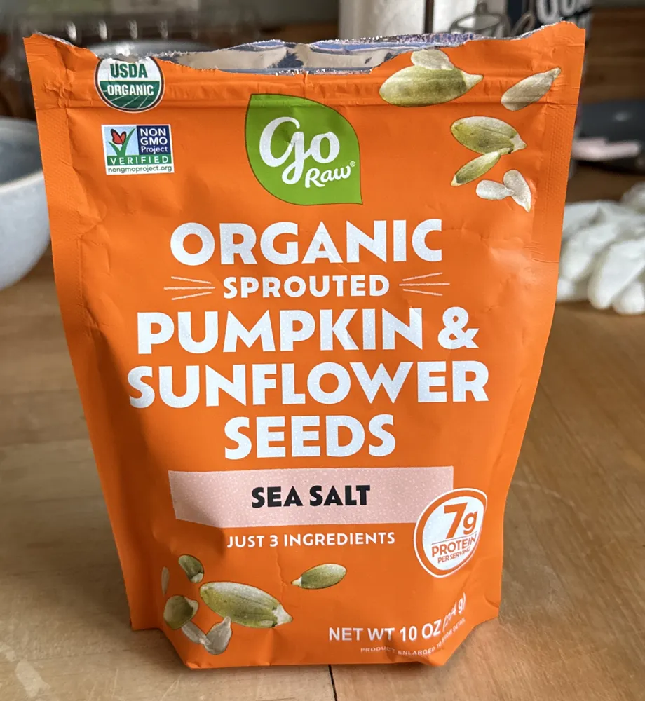 Organic Sprouted Pumpkin and Sunflower Seeds