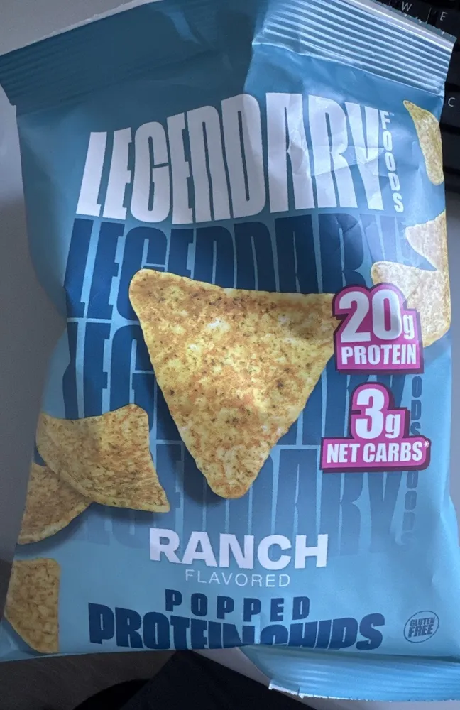Ranch Flavored Popped Protein Chips