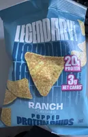 Ranch Flavored Popped Protein Chips