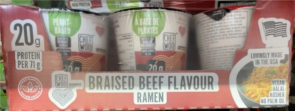 Ramen à saveur de boeuf