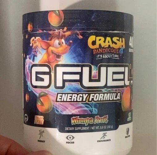 Wumpa fruit gfuel tub