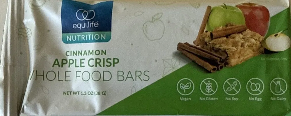 Cinnamon Apple Crisp Whole Food Bar
