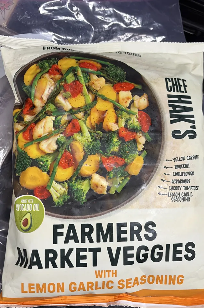 Farmers Market Veggies with Lemon Garlic Seasoning