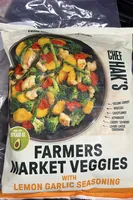 Farmers Market Veggies with Lemon Garlic Seasoning