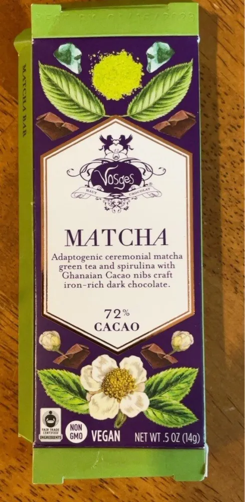 Matcha 72% Cacao