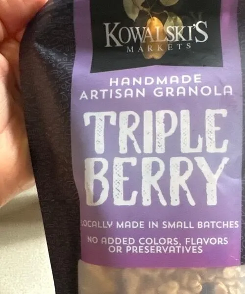 Triple Berry granola