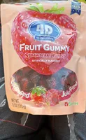 Fruit gummy strawberry burst