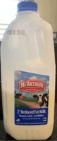 2% Reduced Fat Milk